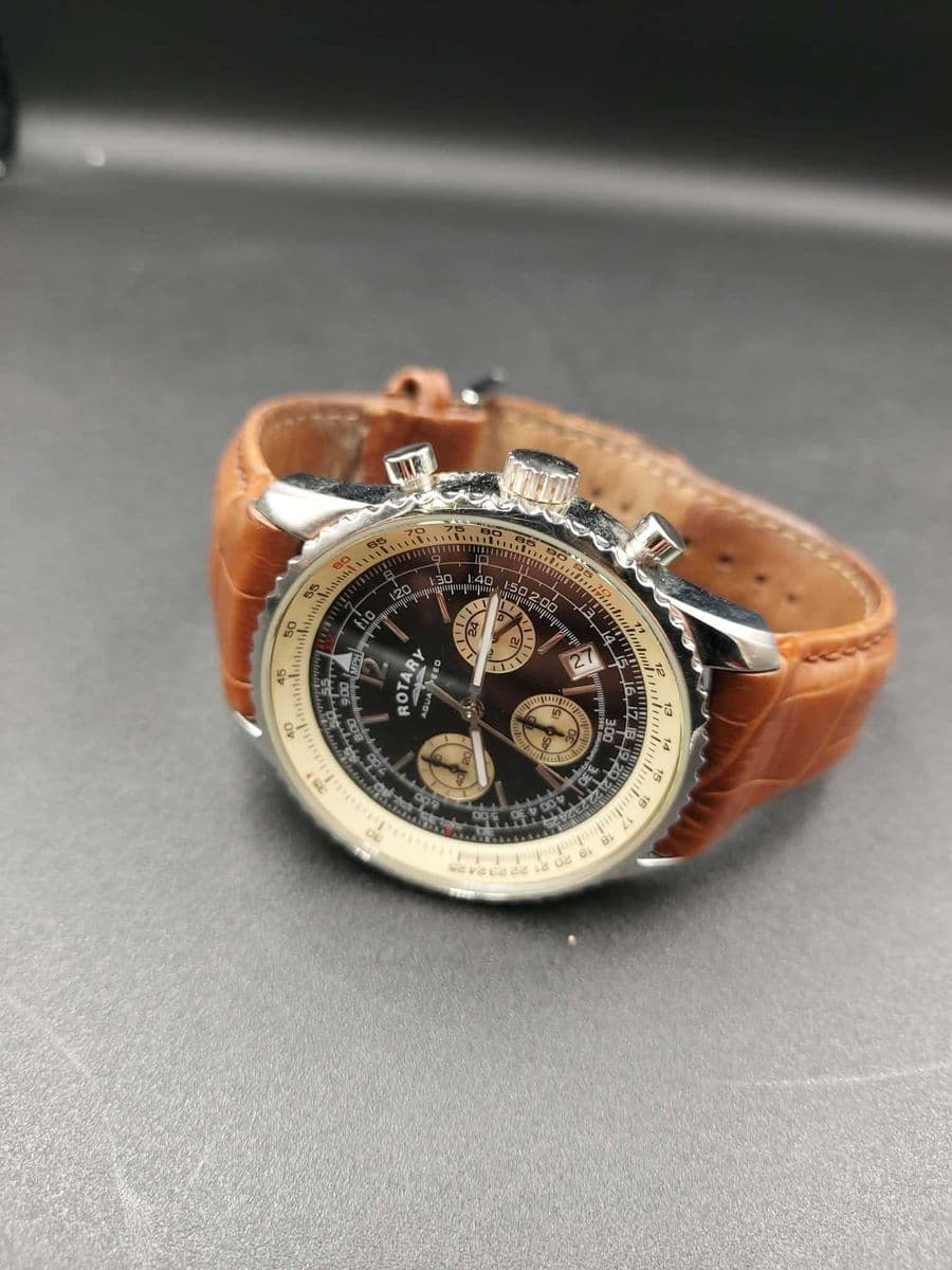 Hope Amanet P5-Men's Vintage Rotary Aquaspeed Chronograph Black Dial GS00018/03 Bucuresti Sectorul 2