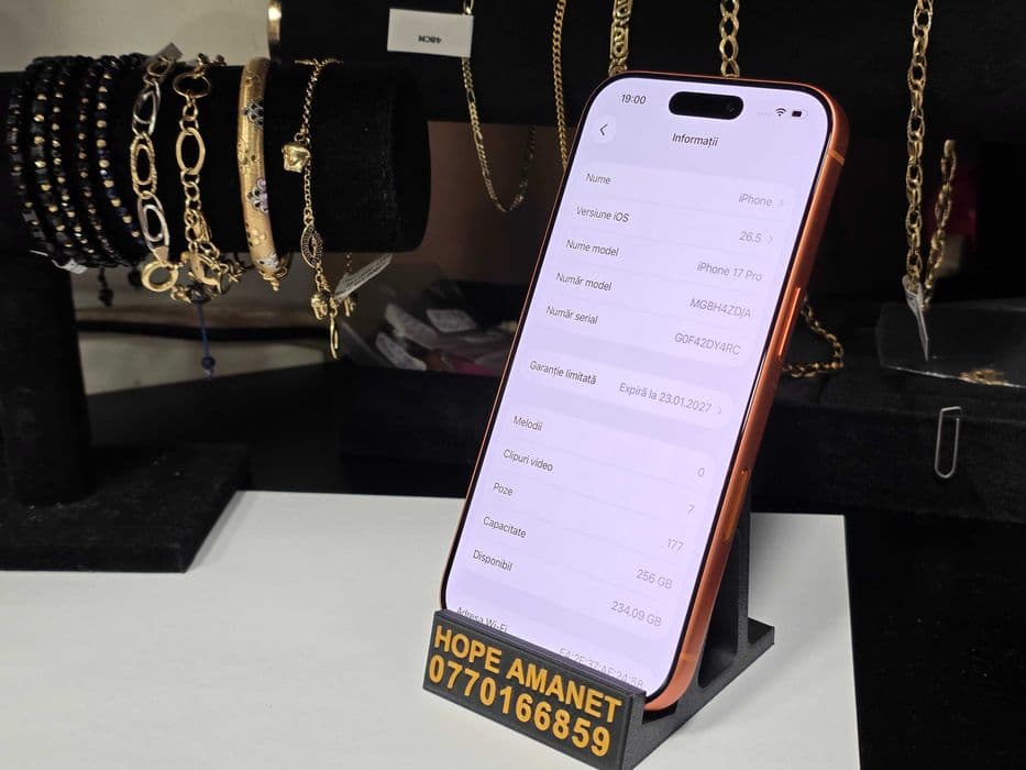 Hope Amanet P10/iPhone 17 Pro 256GB Garantie Apple Bucuresti Sectorul 5