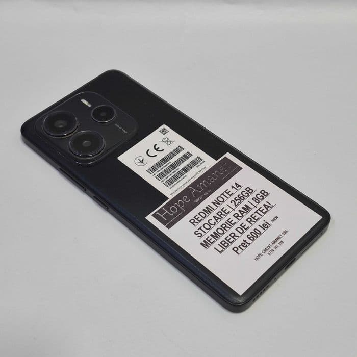 HOPE AMANET P8 Redmi Note 14 256 Gb 8 Gb Ram Bucuresti Sectorul 6