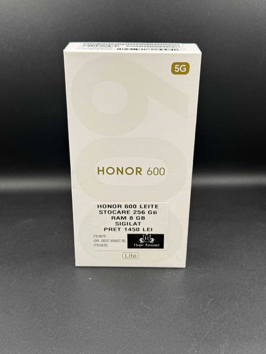 Hope Amanet P5- Honor 600 Lite//Sigilat Bucuresti Sectorul 2