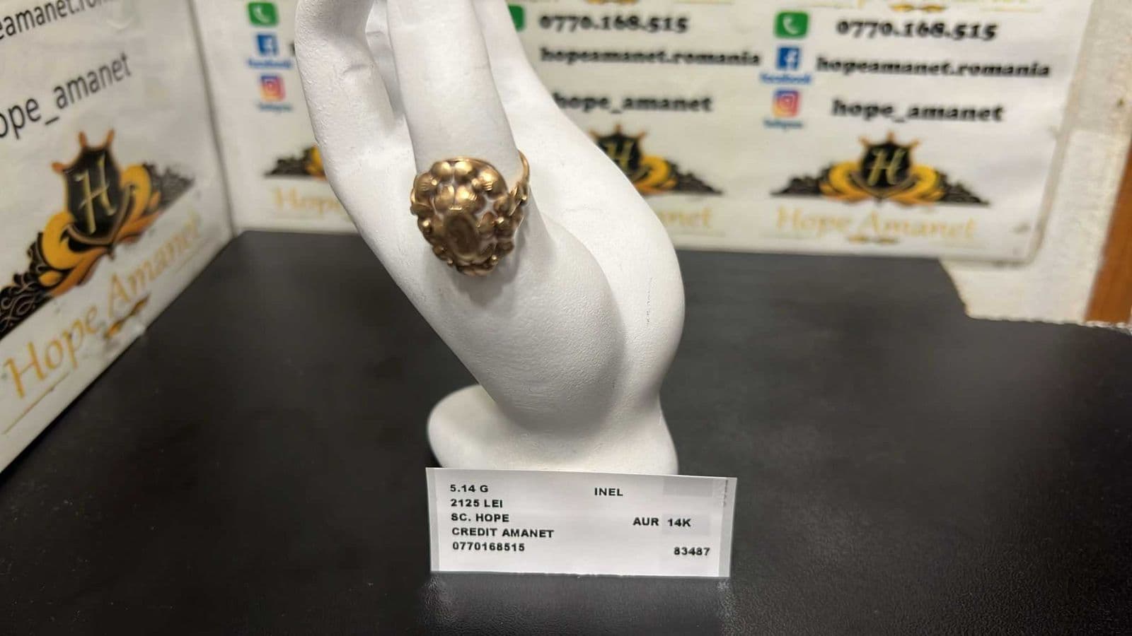 Hope Amanet P3 INEL DE AUR 5.14 GR 14K Bucuresti Sectorul 6