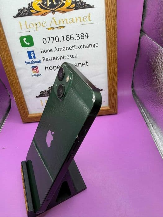 HOPE AMANET P2-Iphone 13 verde 128 GB/84% BAT Bucuresti Sectorul 5