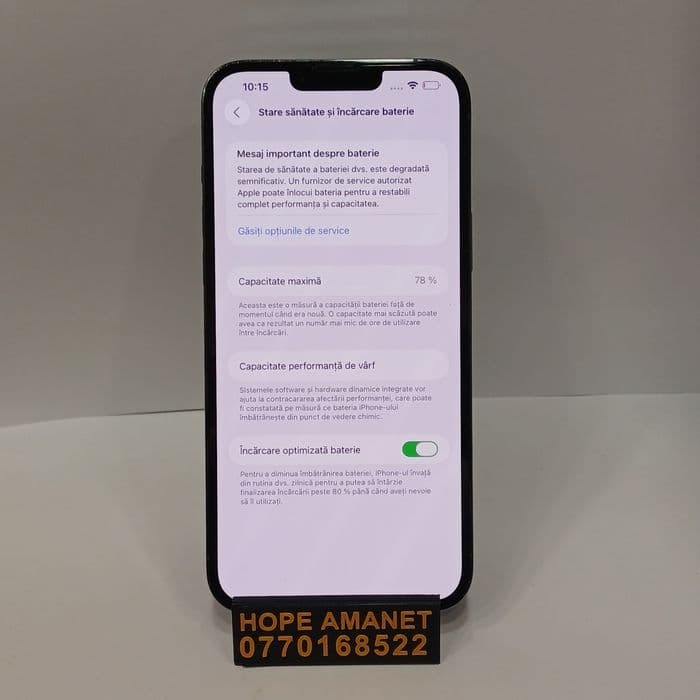 Hope Amanet P1/ iPhone 13 Pro Max 128 GB 78% Baterie #38846 Bucuresti Sectorul 5