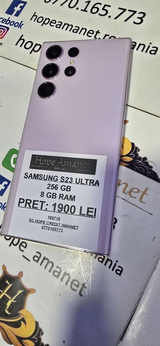 Hope Amanet P6 Samsung S23 ultra Bucuresti Sectorul 4