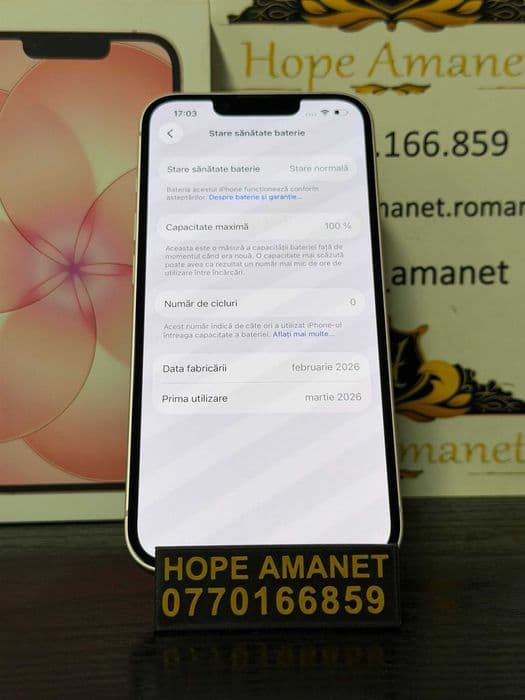 Hope Amanet P10/iPHONE 17E 256 GB NOU Bucuresti Sectorul 5