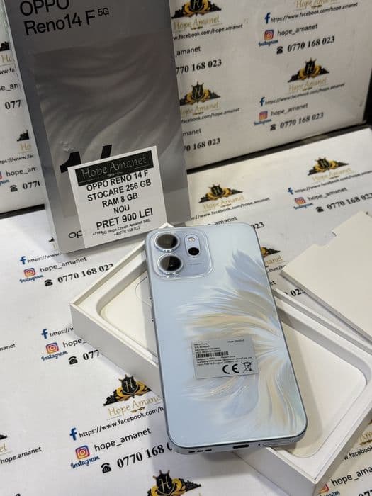 Hope Amanet P7 Oppo Reno 14F 256 Gb Nou Bucuresti Sectorul 6