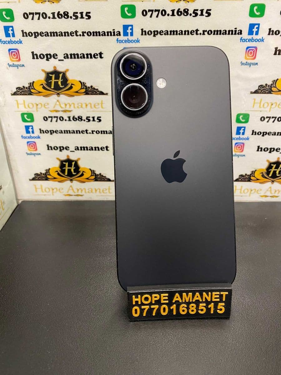 Hope Amanet P3 Iphone 16 / 128 gb / 100% baterie Bucuresti Sectorul 6