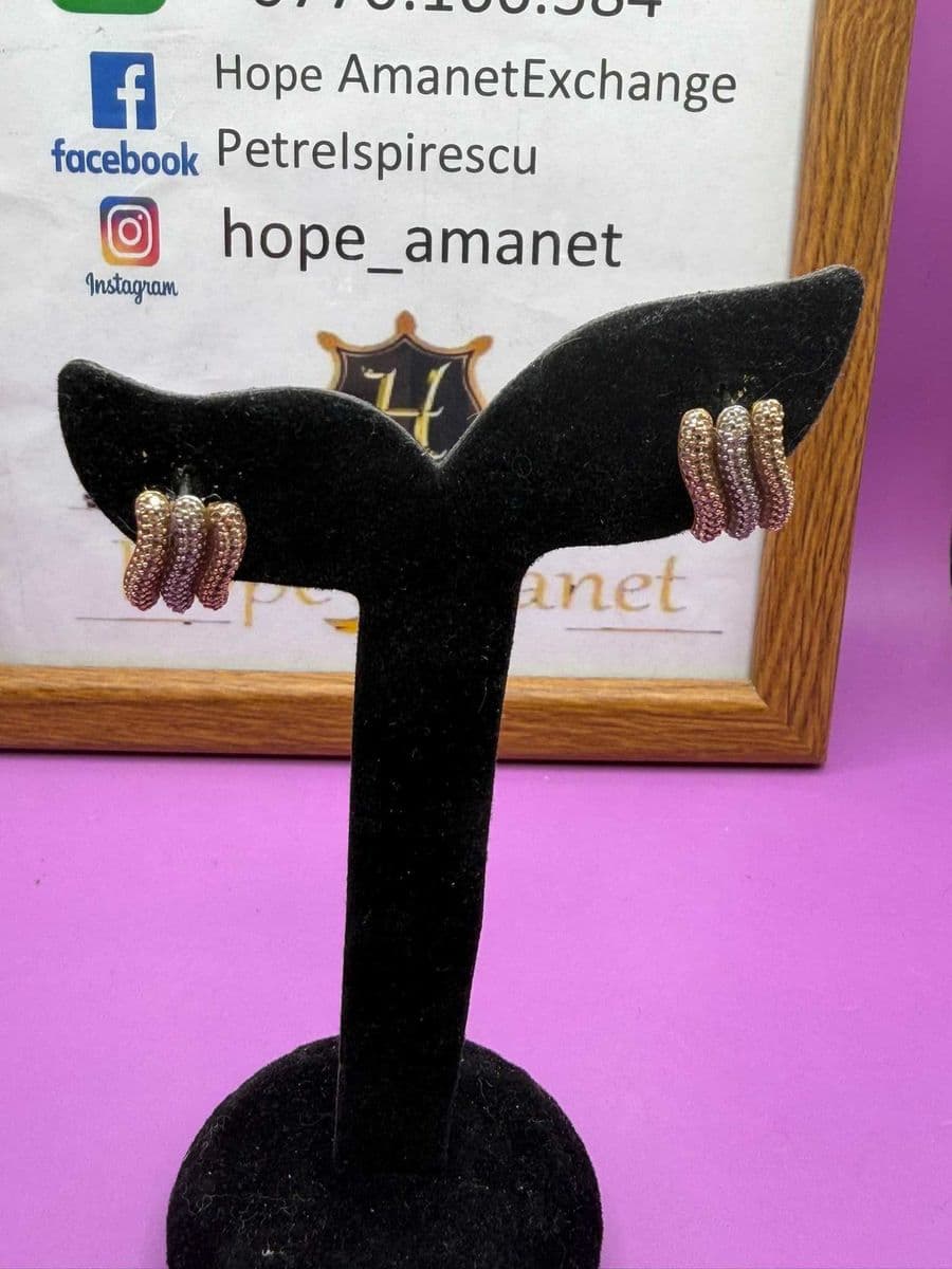 HOPE AMANET P2-Cercei din aur de 14k 5.35 gr Bucuresti Sectorul 5