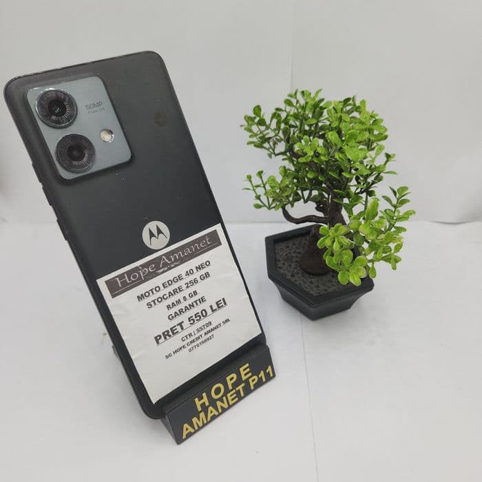 Hope Amanet P11 - Motorola Moto EDGE 40 NEO / 256GB-8GB RAM / Garantie / 55709 Bucuresti Sectorul 2