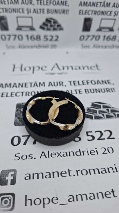 Hope Amanet P1/Cercei din aur 14k/Cod 125273 Bucuresti Sectorul 5