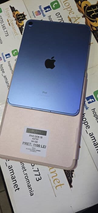 Hope Amanet P6 ipad A2757 Gen 10 cellular Bucuresti Sectorul 4