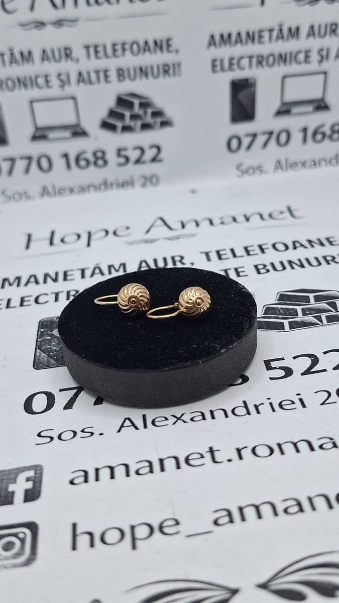 Hope Amanet P1/Cercei din aur 14k/Cod 119017 Bucuresti Sectorul 5