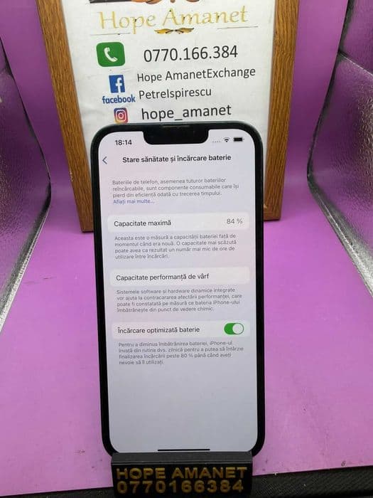 HOPE AMANET P2-Iphone 13 128 GB/84% BAT Bucuresti Sectorul 5