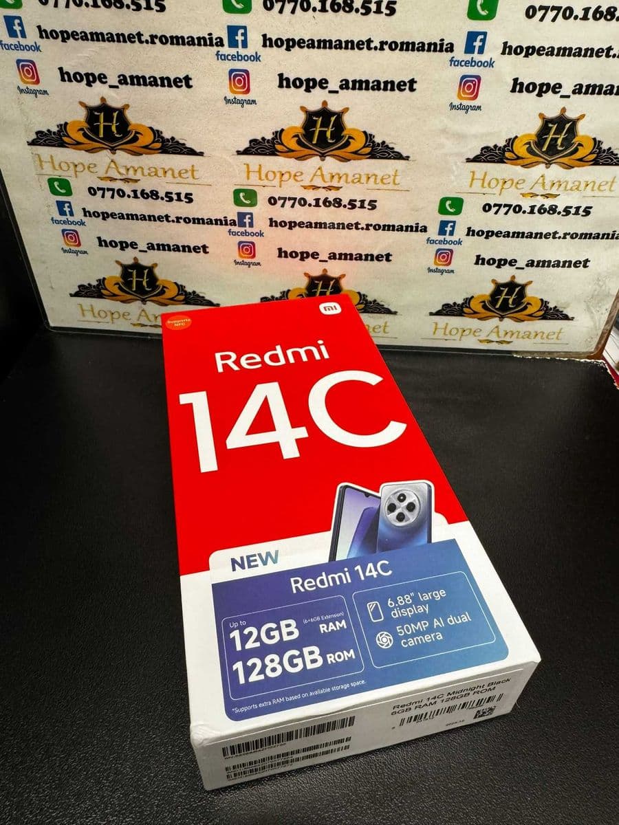 Hope Amanet P3 - Redmi 14C 128GB / 6GB RAM / Bucuresti Sectorul 6