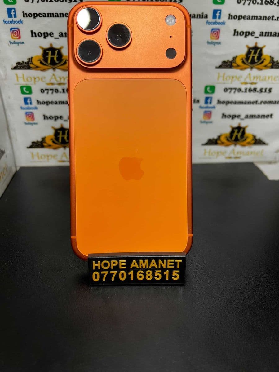 HOPE AMANET P3 Iphone 17 Pro Max / Stocare 256 GB / Baterie 100% / 128 CI Bragadiru
