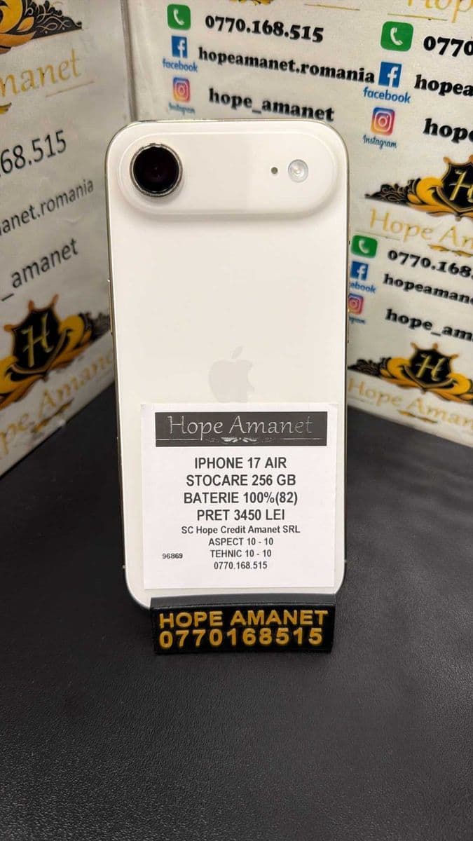 Hope Amanet P3 Iphone 17 Air Gold Bucuresti Sectorul 6