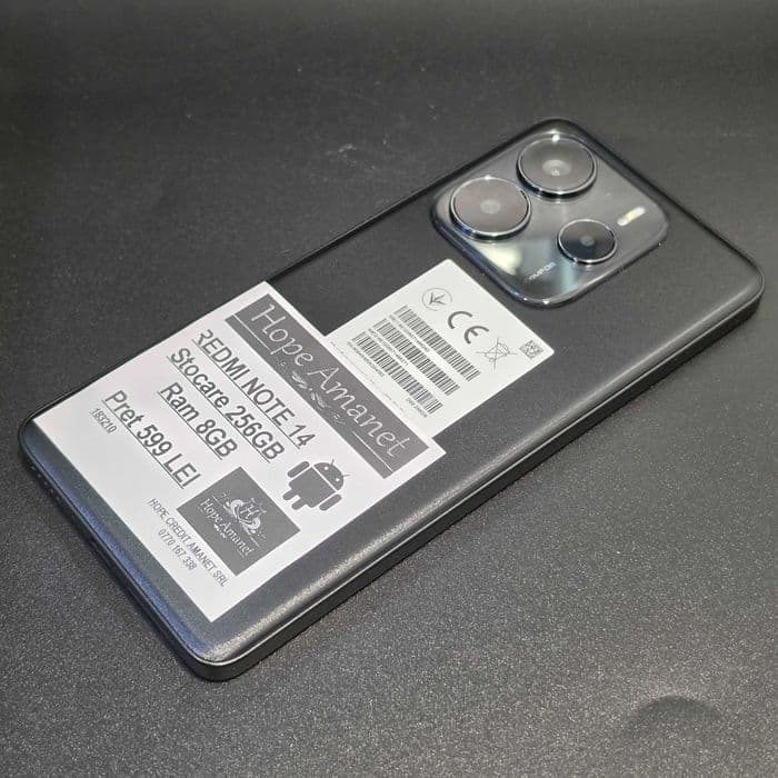 HOPE AMANET P8 Redmi Note 14 256 gb 8 gb ram Bucuresti Sectorul 6