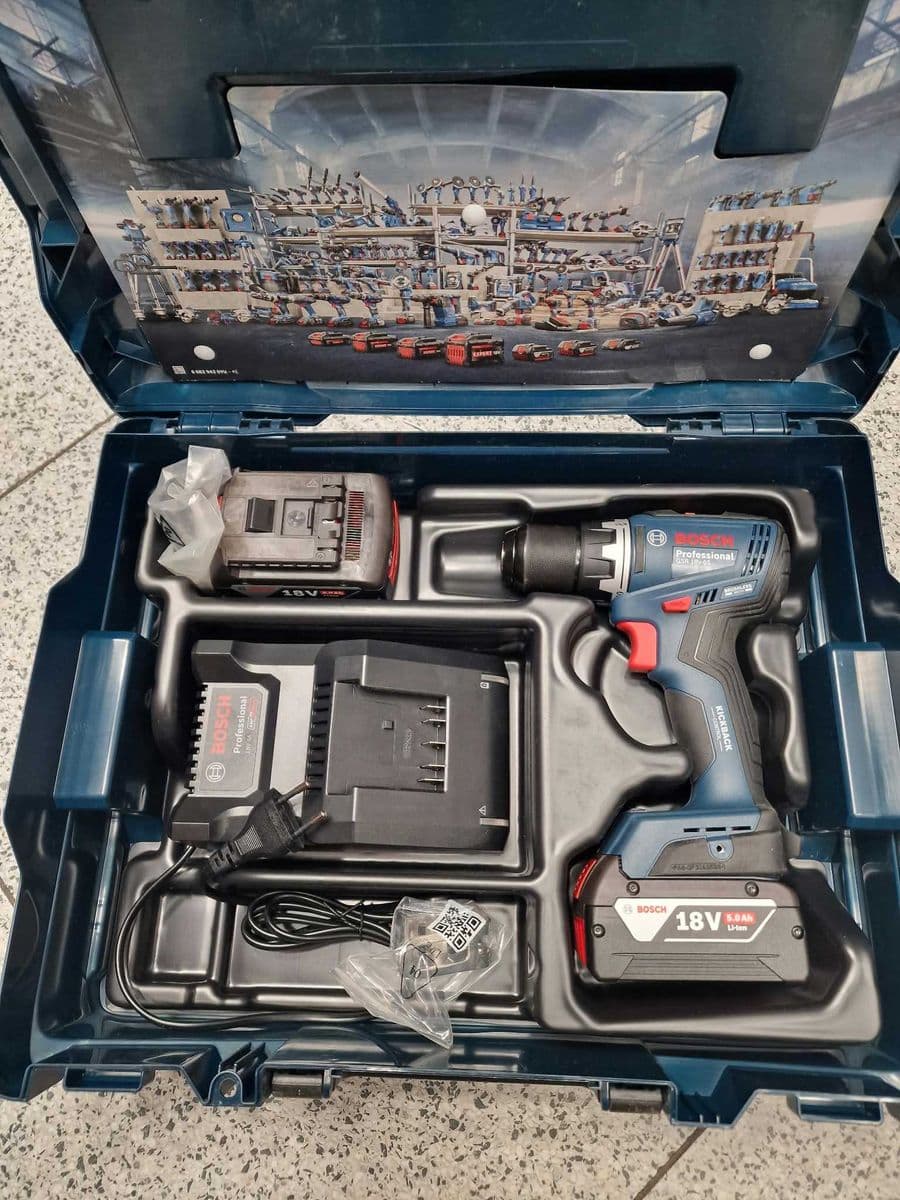 Hope Amanet P4 / Bosch GSR 18V-65 Masina de gaurit si insurubat 63Nm + 2xGBA 18V 5.0Ah + GAL 18V-40 +L-BOXX 136 Bucuresti Sectorul 1