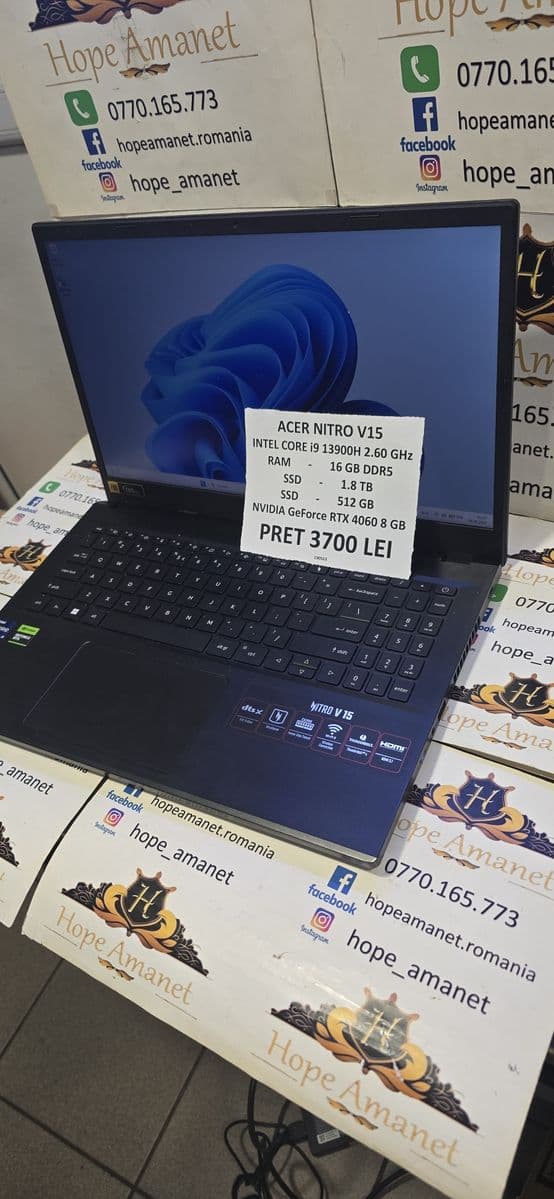 Hope Amanet P6 Laptop Acer Nitro v15 i9 #190563 Bucuresti Sectorul 4