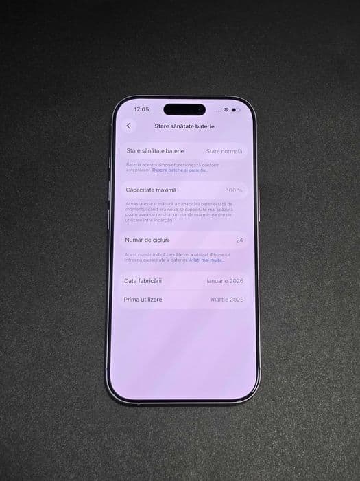 Hope Amanet P8 Iphone 17 256Gb 100% 24 Ci Bucuresti Sectorul 6