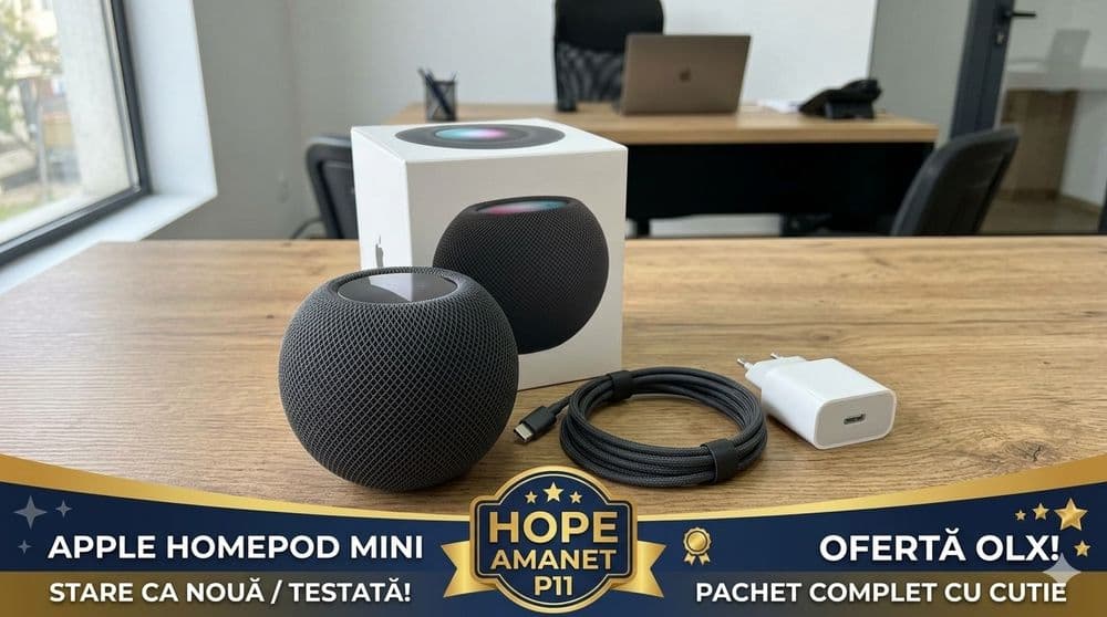 Hope Amanet P11- Apple HomePod mini /Sunet la 360° /Garantie /76173 Bucuresti Sectorul 2