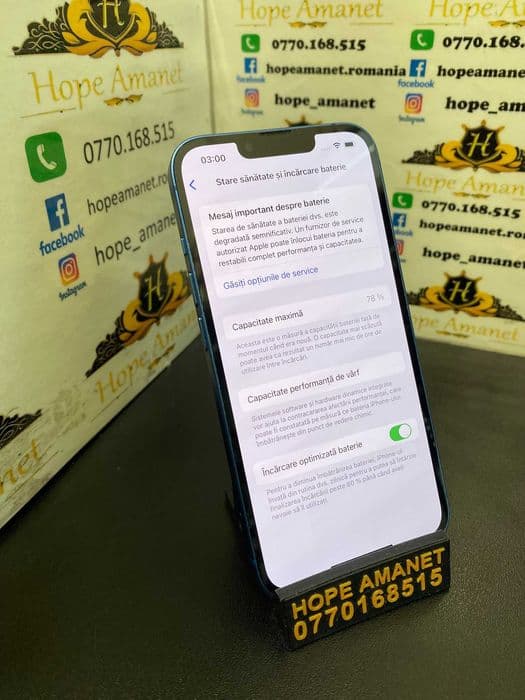 Hope Amanet P3 Iphone 13 / 128 gb / 78% baterie Bucuresti Sectorul 6