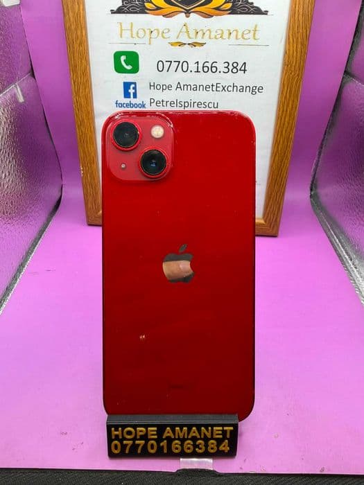 HOPE AMANET P2-Iphone 13 rosu 256 GB/81% BAT Bucuresti Sectorul 5