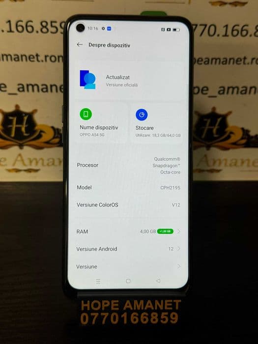 Hope Amanet P10/OPPO A54 5G Bucuresti Sectorul 5