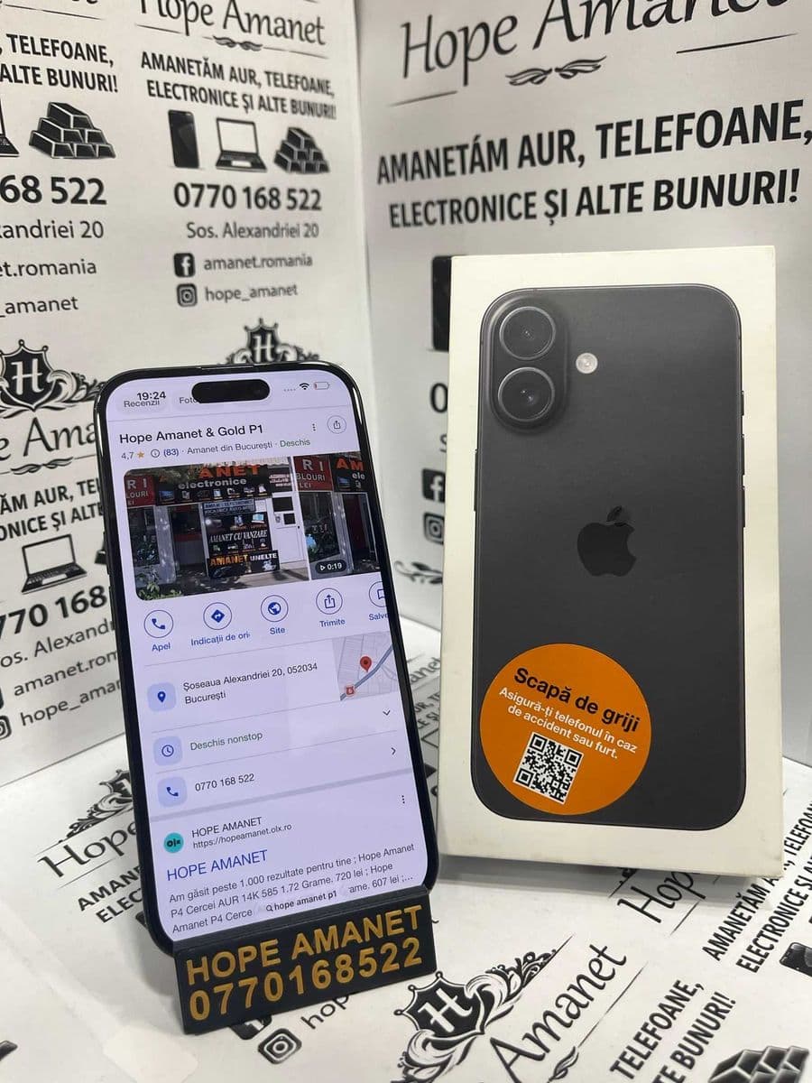 Hope Amanet P1/ Iphone 16 128GB #40358 Bragadiru