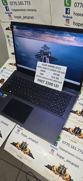 Hope Amanet P6 Laptop Acer Aspire A715 #182524 Bucuresti Sectorul 4