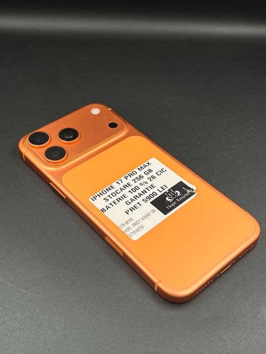 Hope Amanet P5 - Iphone 17 Pro Max / 256GB / 100% Bat / Garantie Bragadiru