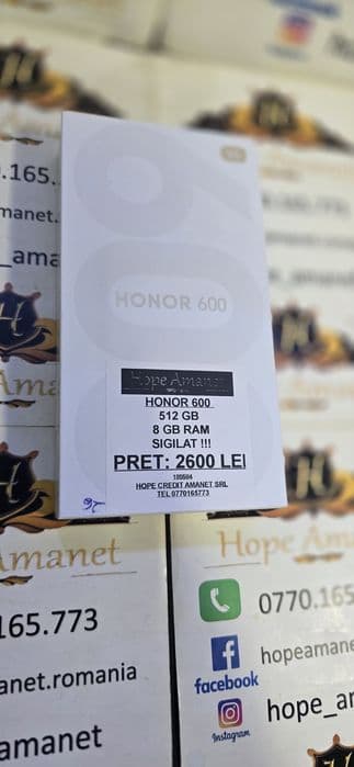 Hope Amanet P6 Honor 600 5G 512GB SIGILAT Bucuresti Sectorul 4