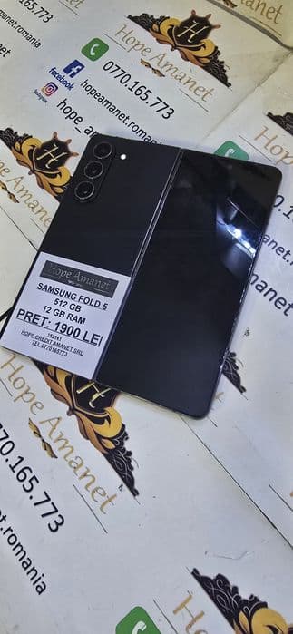 Hope Amanet P6 Samsung Z Fold 5 512 GB Bucuresti Sectorul 4