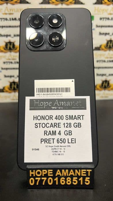 Hope Amanet P3 HONOR 400 SMART 128GB / 4GB RAM Bucuresti Sectorul 6
