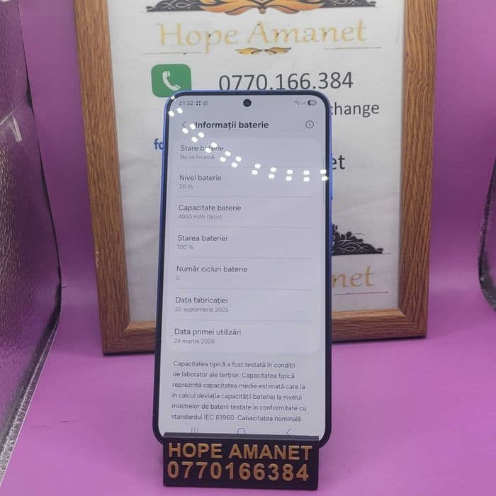 HOPE AMANET P2-Samsung S25 / 128 GB/12 GB RAM / NOU Bucuresti Sectorul 5