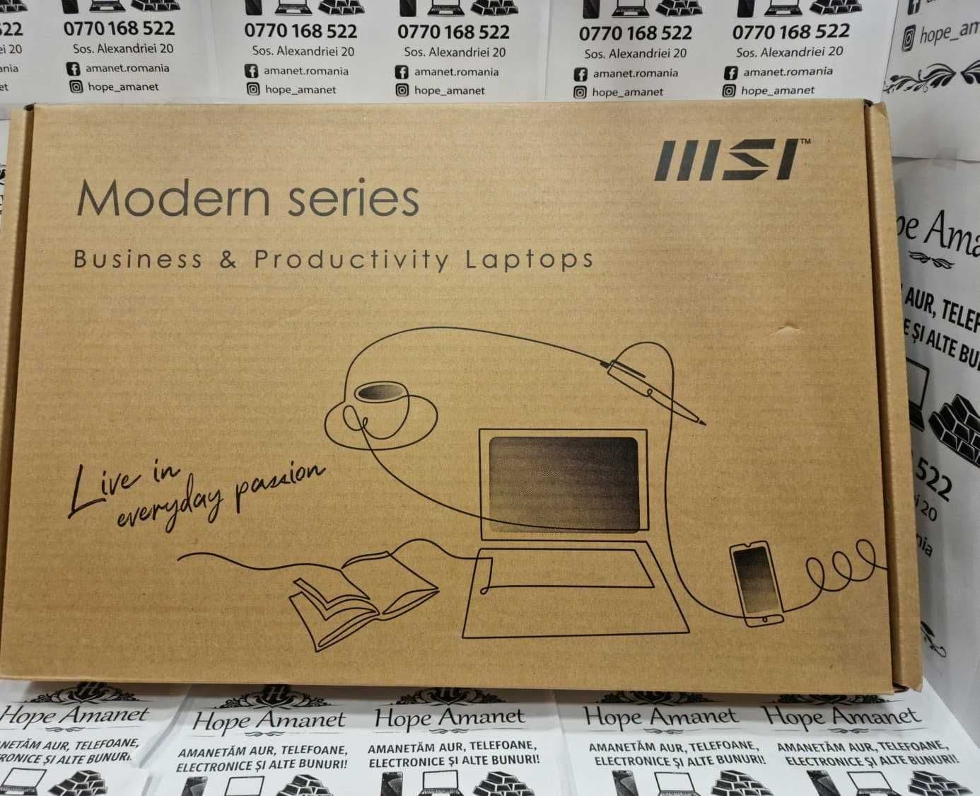 Hope Amanet P1/ Laptop MSI MODERN 15 B7M / COD 01521 / SIGILAT Bucuresti Sectorul 5