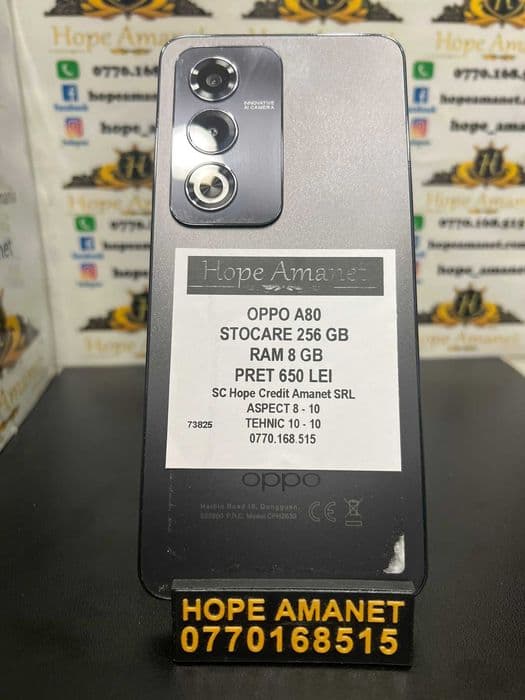 Hope Amanet P3 OPPO A80 256GB / 8GB RAM Bucuresti Sectorul 6