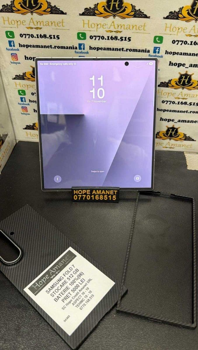Hope Amanet P3 Samsung Fold 7 512GB Bucuresti Sectorul 6