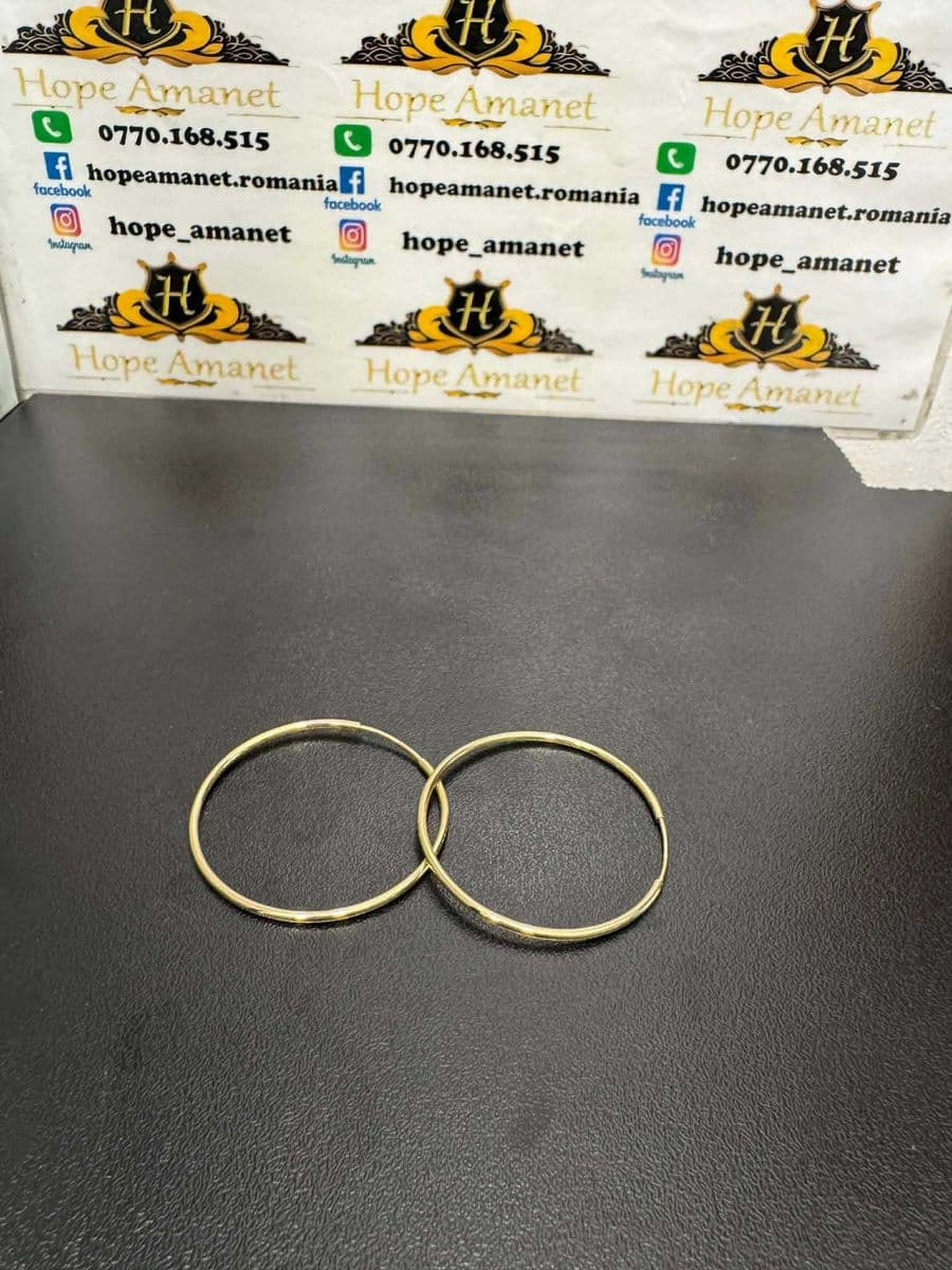 Hope Amanet P3 Cercei Din AUR / 14K /3.18 GR Bucuresti Sectorul 6