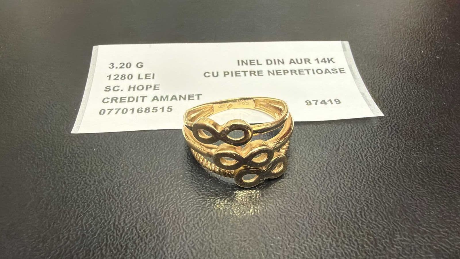Hope Amanet P3 INEL DIN AUR 14K 3.20G Bucuresti Sectorul 6