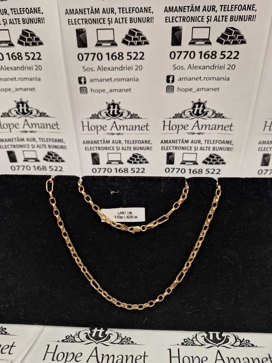 Hope Amanet P1/LANT AUR 14K/COD 103946/58.5cm Bucuresti Sectorul 5