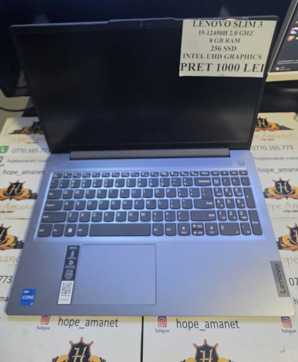 Hope Amanet P6 LAPTOP LENOVO SLIM 3 i5 GEN 12 #166848 Bucuresti Sectorul 4