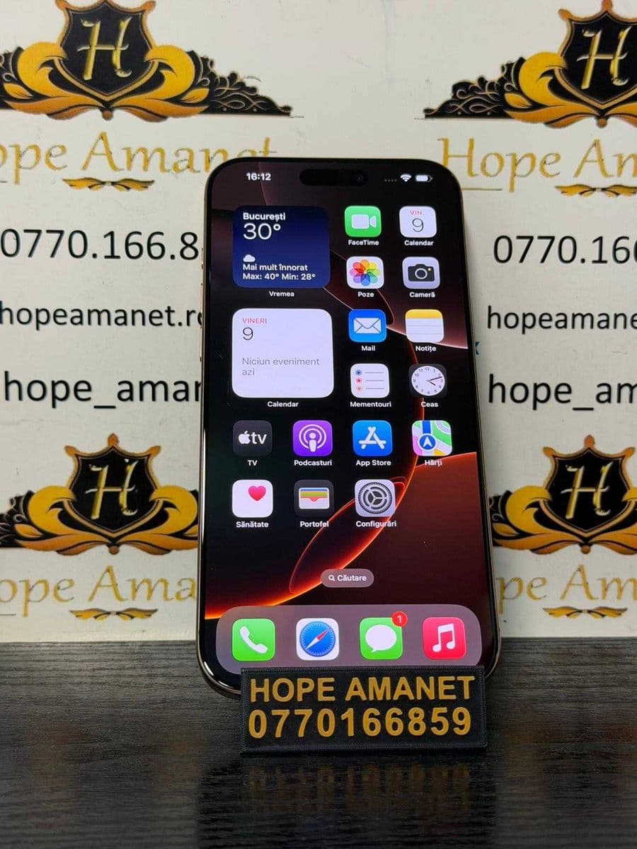 Hope Amanet P10/iPHONE 16 PRO MAX 256 GB BT 90% Bucuresti Sectorul 6