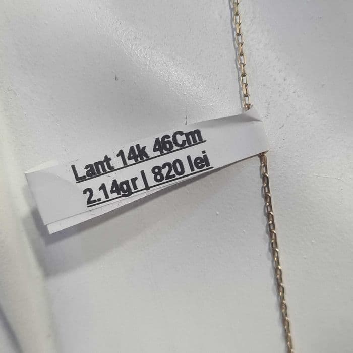 HOPE AMANET P8 Lant de aur 14k 2.14 gr 46 cm Bucuresti Sectorul 6
