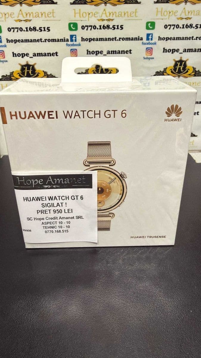 Hope Amanet P3 HUAWEI WATCH GT 6 Sigilat Bucuresti Sectorul 6
