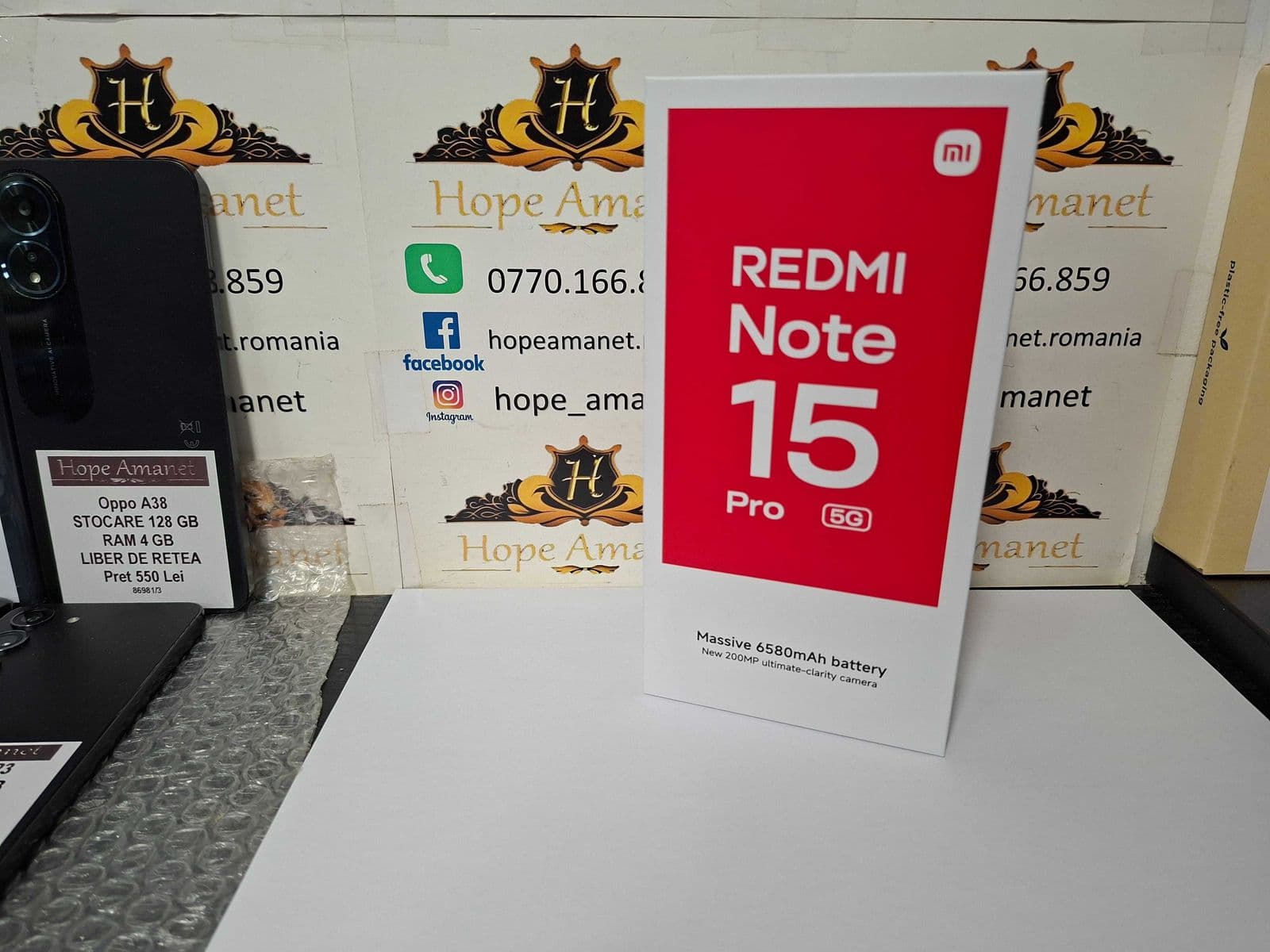 Hope Amanet P10/Redmi Note 15 Pro 256GB Negru - SIGILAT - Bucuresti Sectorul 5
