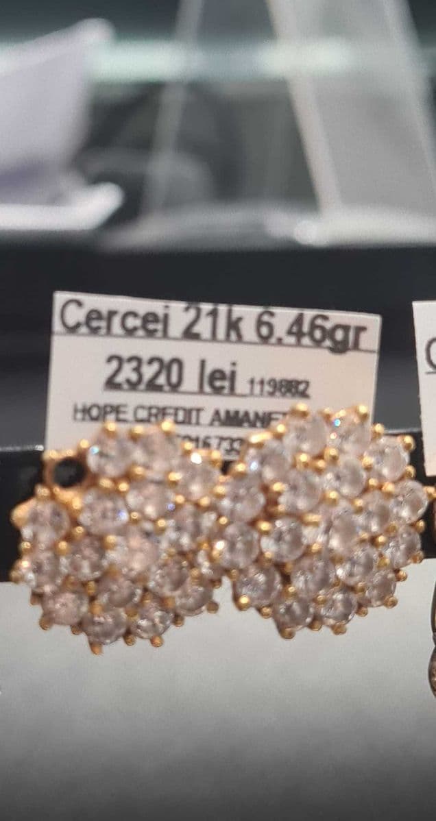 HOPE AMANET P8 Cercei de aur 21k 6.46gr Bucuresti Sectorul 6