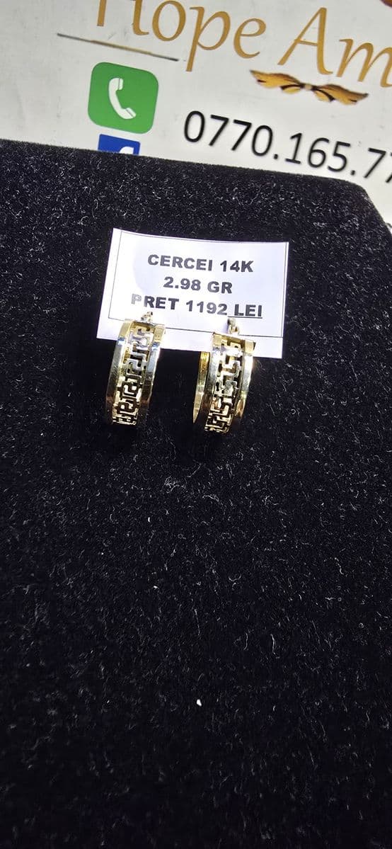 Hope Amanet P6 Cercei Aur 14k Bucuresti Sectorul 4