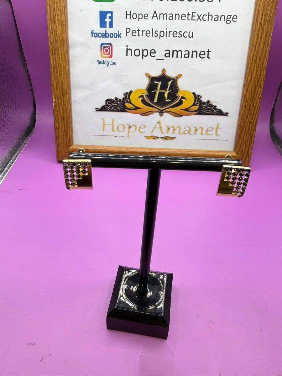 HOPE AMANET P2 - Cercei cu pietre nepretioase Aur Galben / 14K / 3.25GR Bucuresti Sectorul 5
