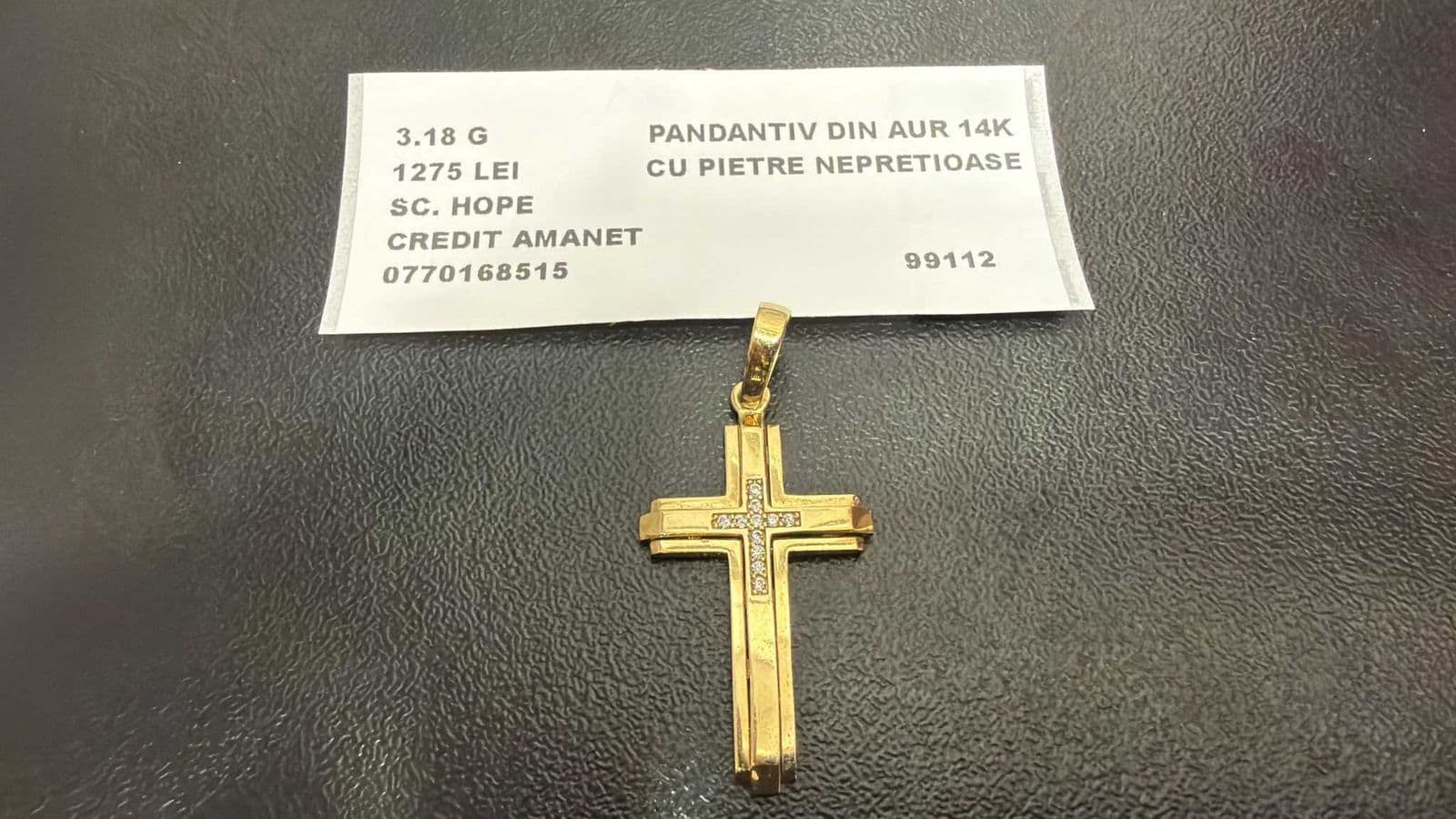 Hope Amanet P3 PANDANTIV DIN AUR 14K 3.18G Bucuresti Sectorul 6